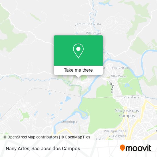 Nany Artes map