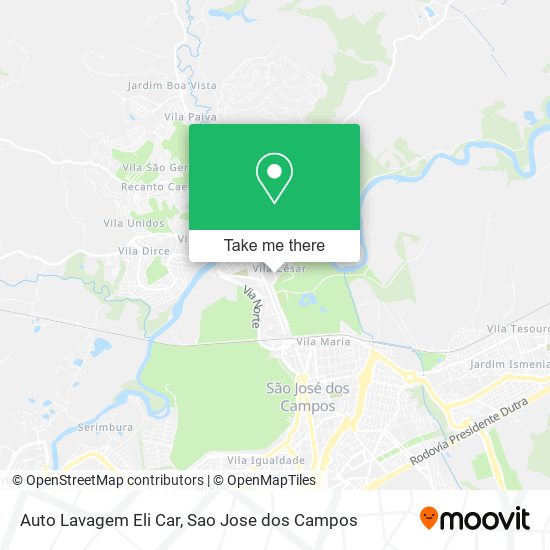 Auto Lavagem Eli Car map