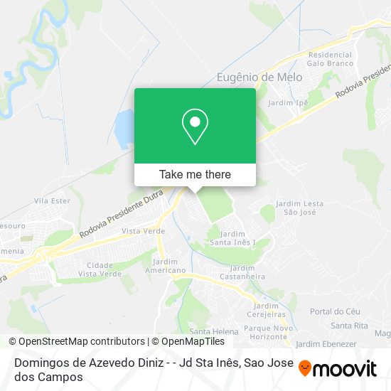 Domingos de Azevedo Diniz - - Jd Sta Inês map