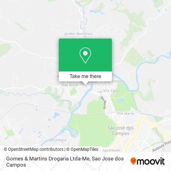 Mapa Gomes & Martins Drogaria Ltda-Me