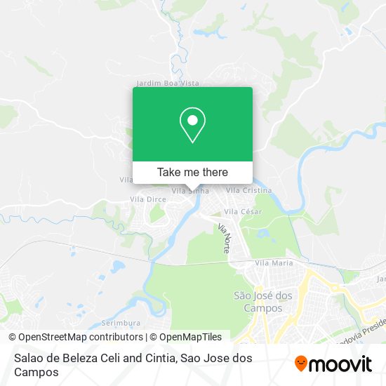 Salao de Beleza Celi and Cintia map