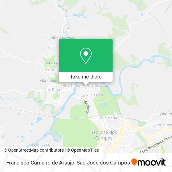 Francisco Carneiro de Araújo map