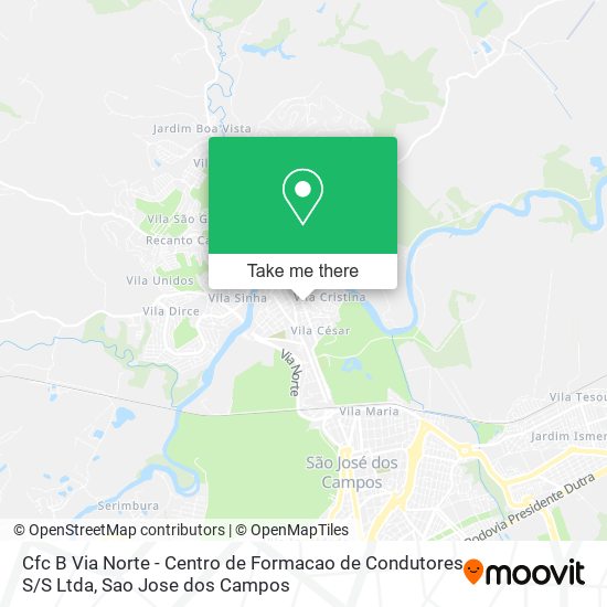 Cfc B Via Norte - Centro de Formacao de Condutores S / S Ltda map