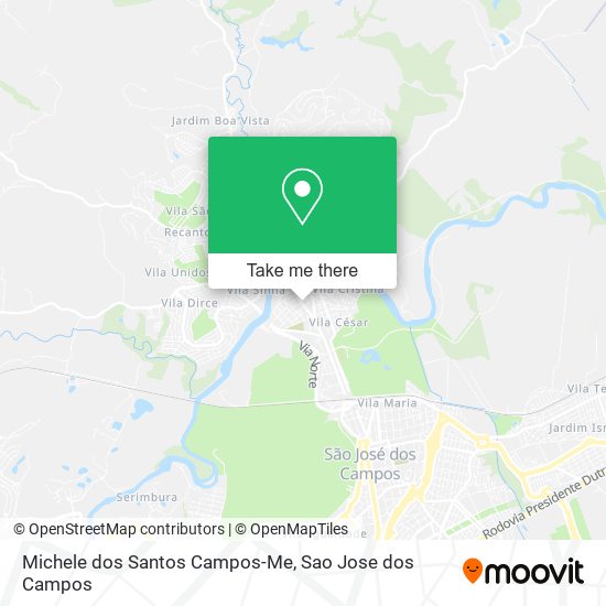 Michele dos Santos Campos-Me map