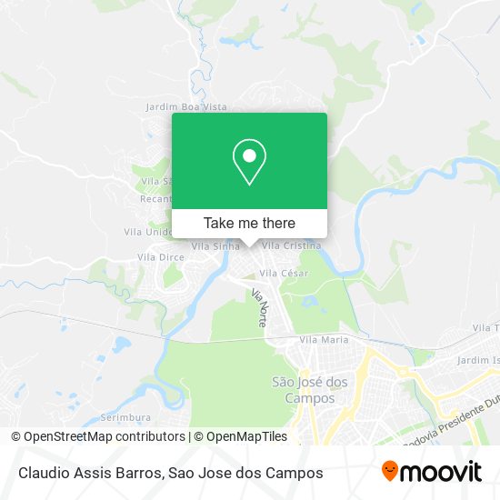 Claudio Assis Barros map