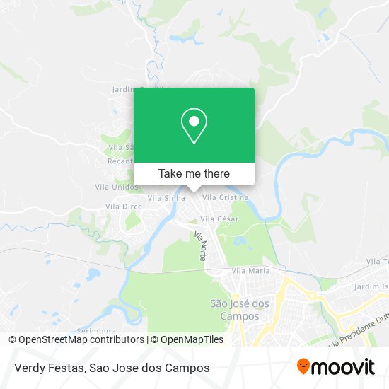 Verdy Festas map