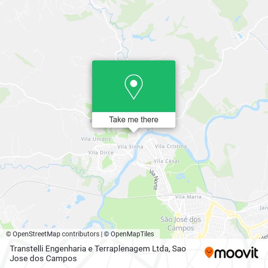 Transtelli Engenharia e Terraplenagem Ltda map