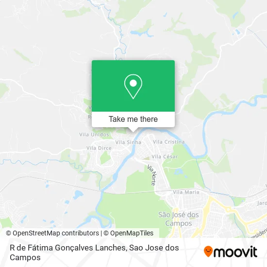 R de Fátima Gonçalves Lanches map