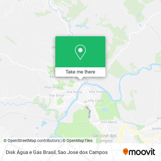 Disk Água e Gás Brasil map