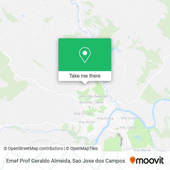 Emef Prof Geraldo Almeida map