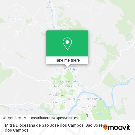 Mitra Diocesana de São José dos Campos map