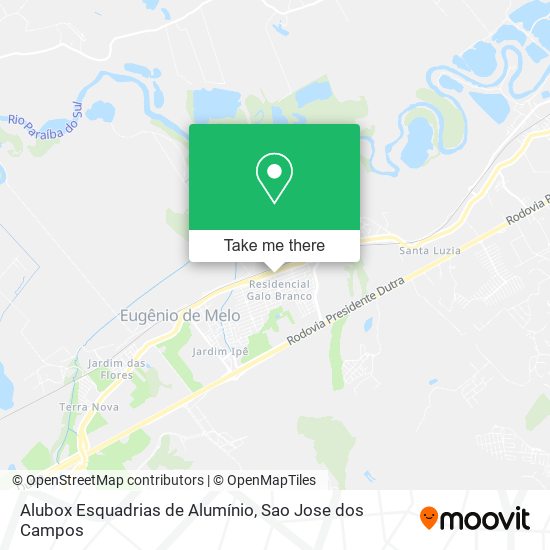 Alubox Esquadrias de Alumínio map