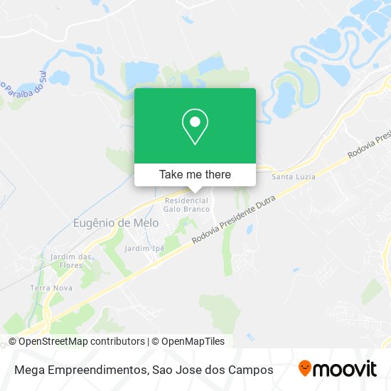 Mega Empreendimentos map
