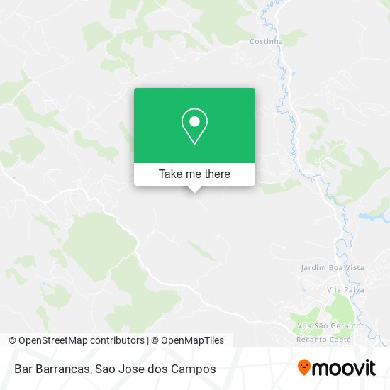 Bar Barrancas map