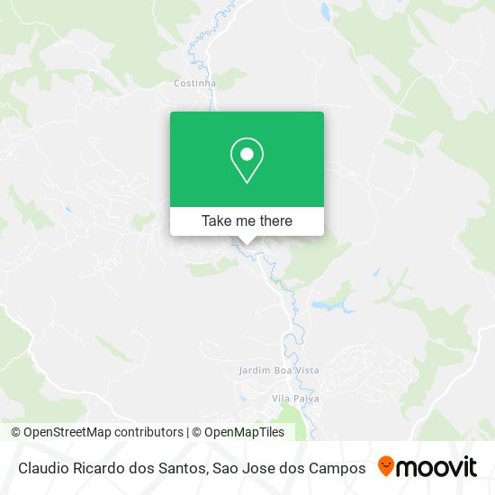 Claudio Ricardo dos Santos map