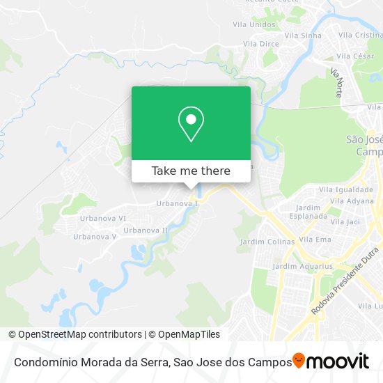 Mapa Condomínio Morada da Serra