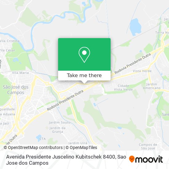 Avenida Presidente Juscelino Kubitschek 8400 map