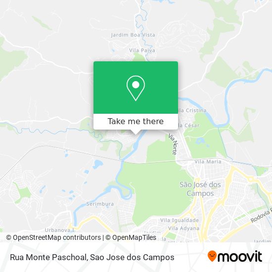Rua Monte Paschoal map