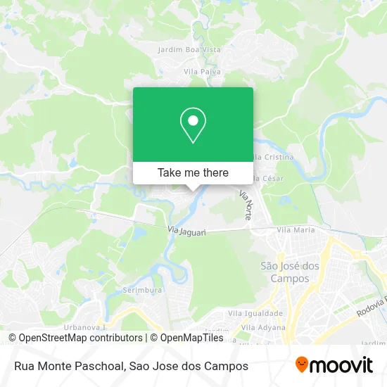 Rua Monte Paschoal map