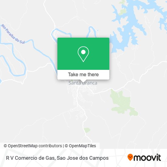 R V Comercio de Gas map