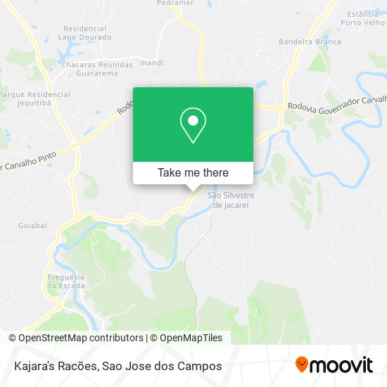 Kajara's Racões map
