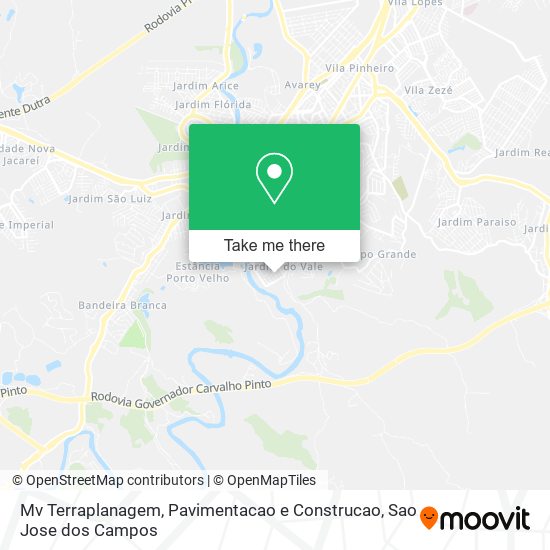 Mv Terraplanagem, Pavimentacao e Construcao map