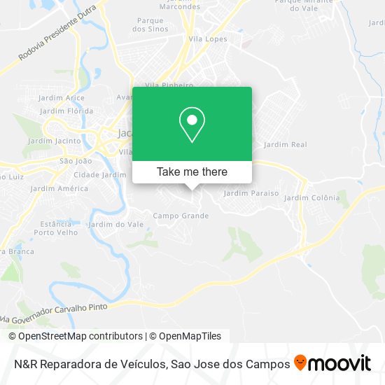 N&R Reparadora de Veículos map