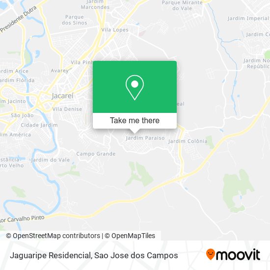 Jaguaripe Residencial map