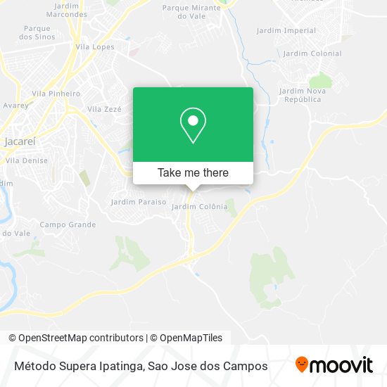 Método Supera Ipatinga map