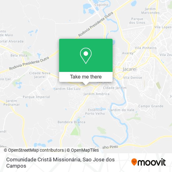 Comunidade Cristã Missionária map