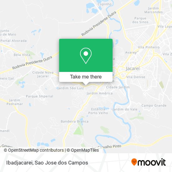 Ibadjacarei map