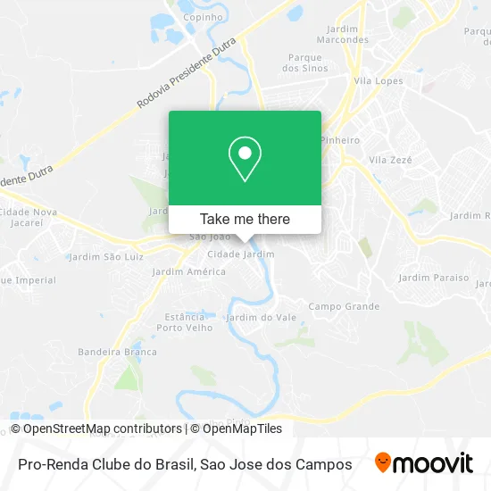 Pro-Renda Clube do Brasil map