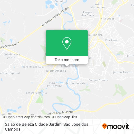 Salao de Beleza Cidade Jardim map