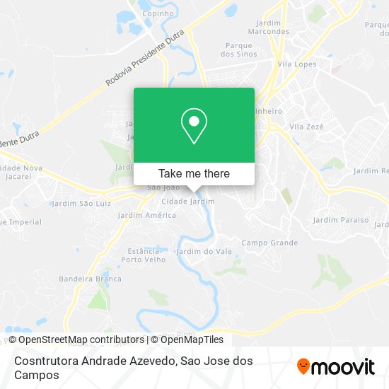 Cosntrutora Andrade Azevedo map