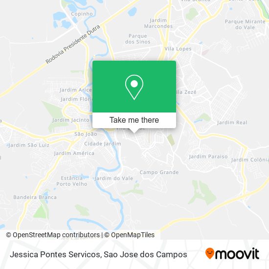 Jessica Pontes Servicos map