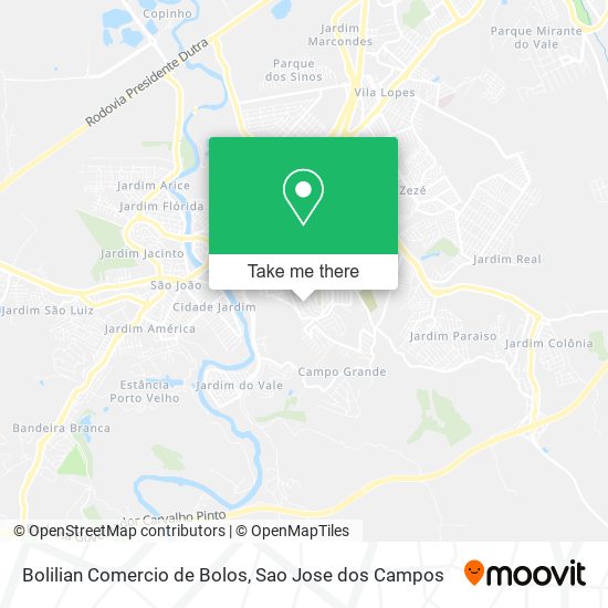 Bolilian Comercio de Bolos map