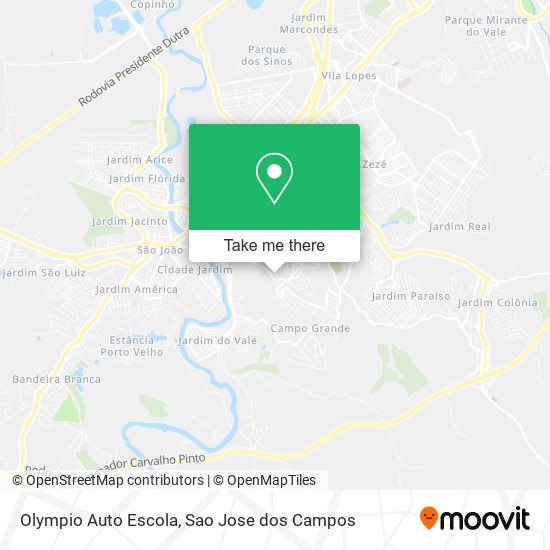 Olympio Auto Escola map