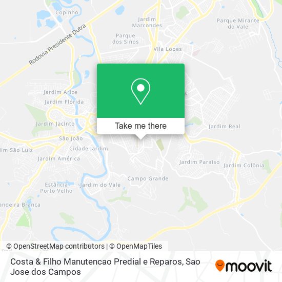 Costa & Filho Manutencao Predial e Reparos map