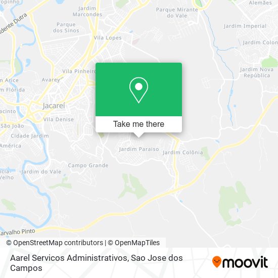 Aarel Servicos Administrativos map
