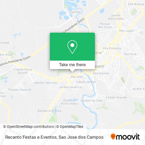 Recanto Festas e Eventos map