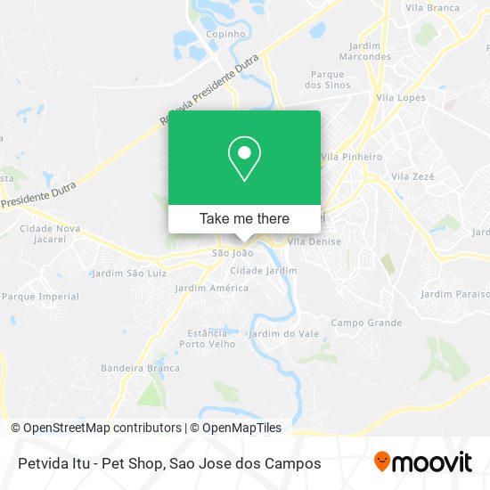 Mapa Petvida Itu - Pet Shop