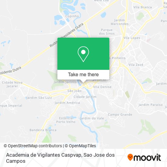 Academia de Vigilantes Caspvap map