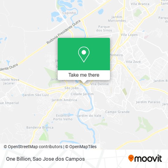 One Billion map