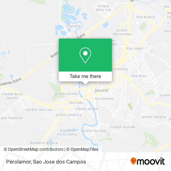 Pérolamor map