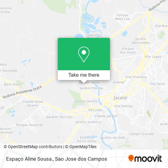 Espaço Aline Sousa. map