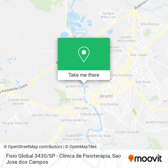 Fisio Global 3430 / SP - Clínica de Fisioterapia map