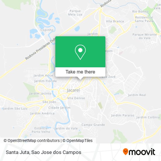 Santa Juta map