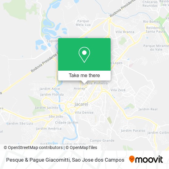 Pesque & Pague Giacomitti map