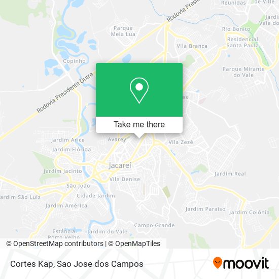 Cortes Kap map