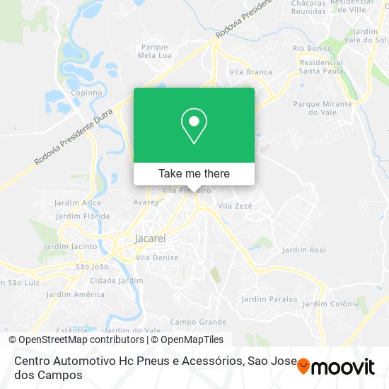 Centro Automotivo Hc Pneus e Acessórios map